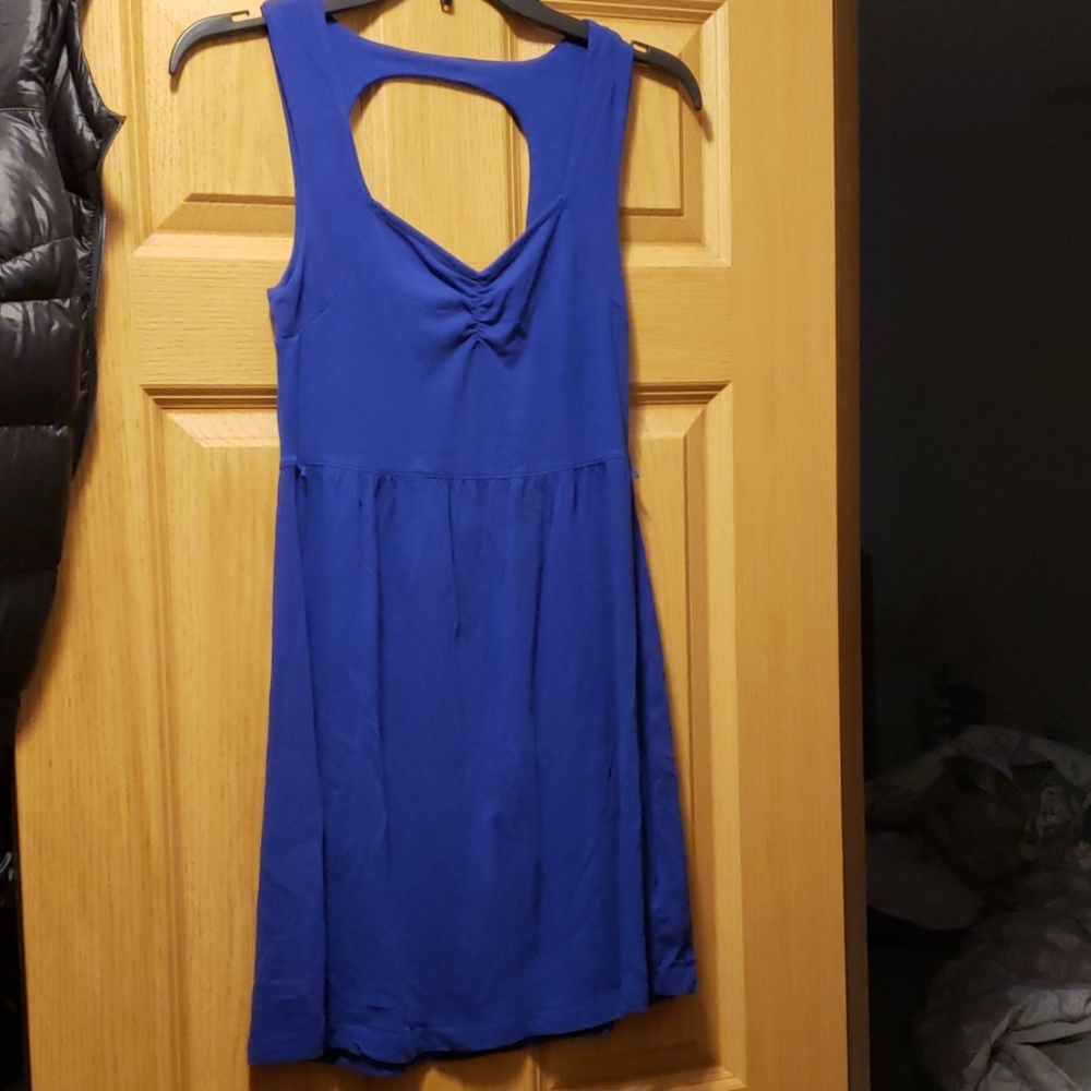 Blue dress